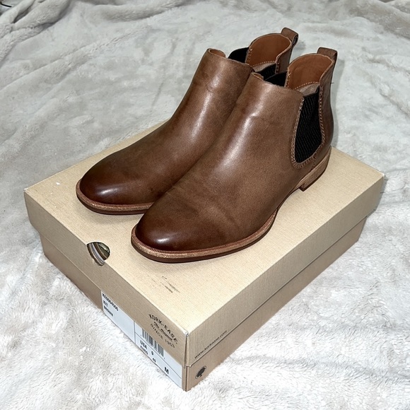 Kork-Ease Kit Chelsea Brown Leather Slip-on Ankle Boot Bootie - Sz 9, New In Box - Picture 5 of 12